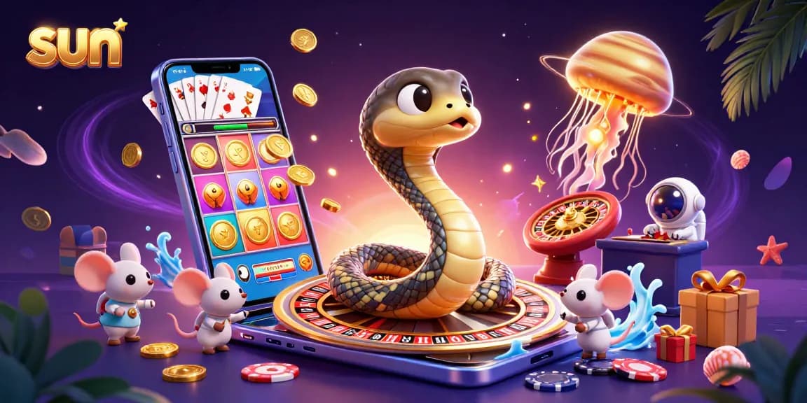Experience thrilling bets at the cosmic casino with vibrant sun-themed characters in action.