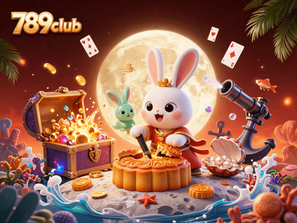 Engage in exciting gameplay at 789club with a captivating scene of folklore characters and casino elements.