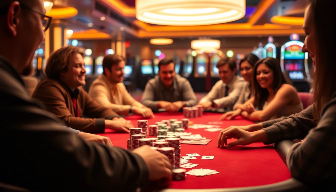 Menghadapi permainan poker dengan bbni4d di meja yang cerah dan menarik.