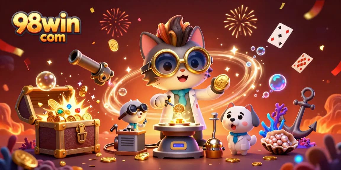 Spin the reels at 98win com, uncovering jackpots and immersive gaming experiences in a vibrant casino world.