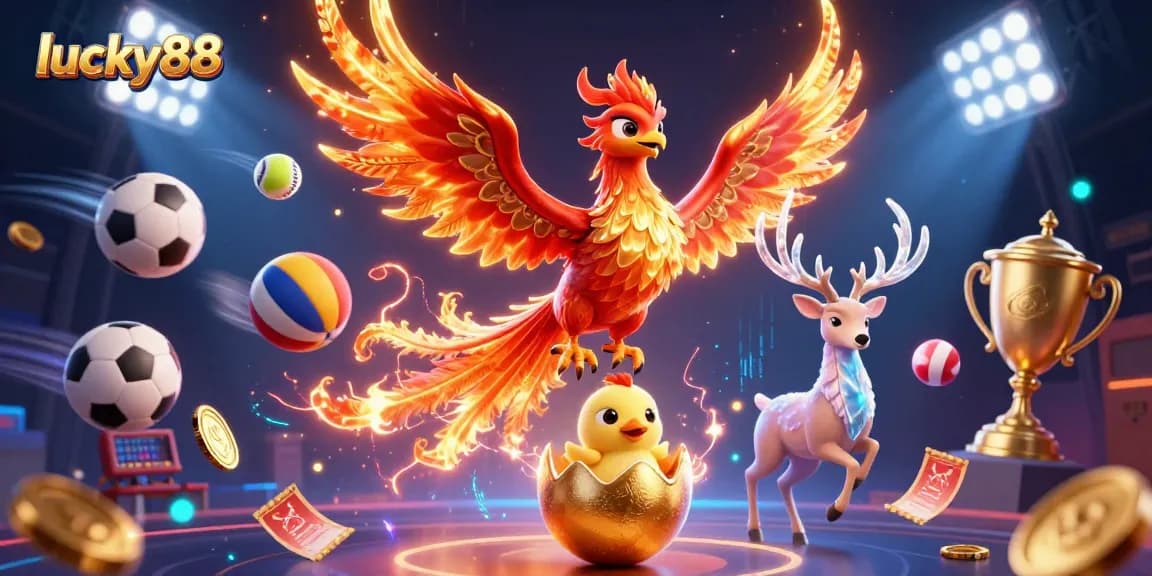 Experience the excitement of lucky88 with captivating sports-themed casino visuals.