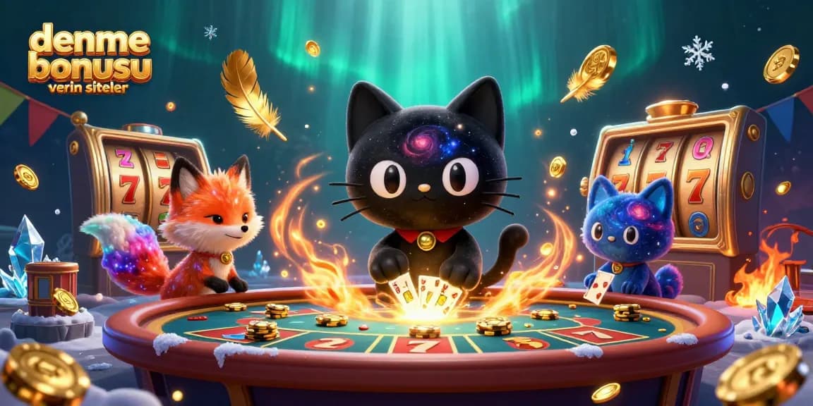 Experience thrilling gameplay at deneme bonusu veren siteler with animated casino characters and dazzling effects.