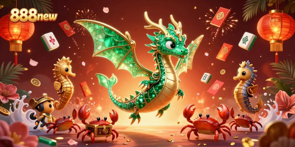 Engage with 888new's vibrant casino adventure featuring dynamic sea creatures and colorful game elements.