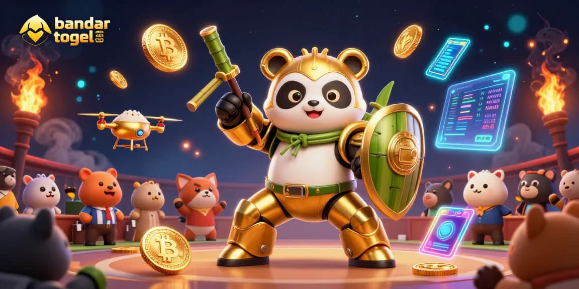 Engage with thrilling games at bandar togel online featuring immersive 3D illustrations.