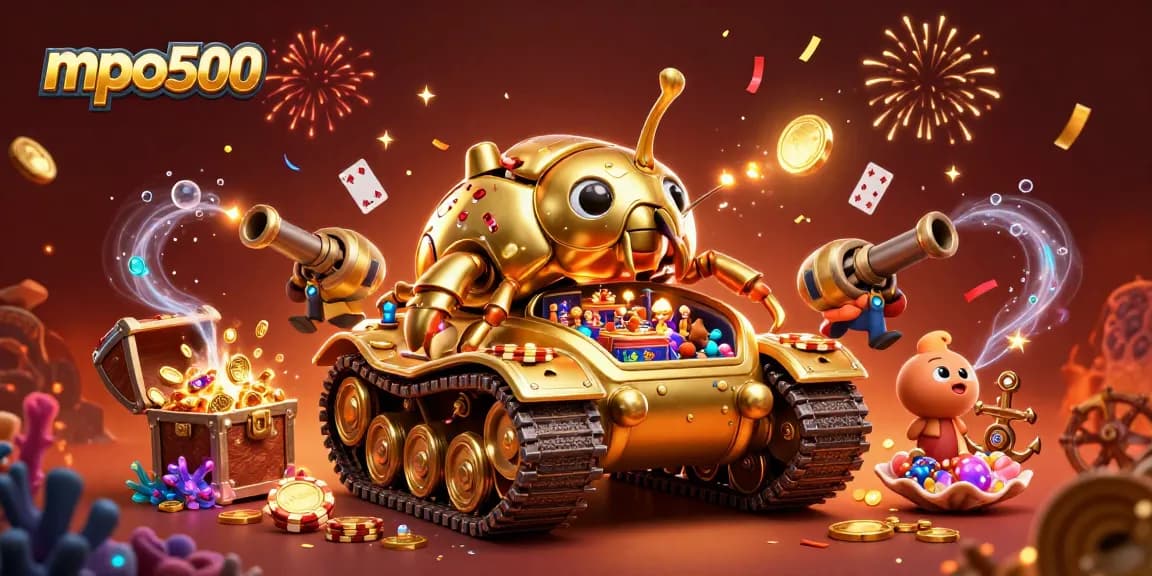 Experience mpo500 magic in a vibrant casino tank bursting with excitement and rewards.
