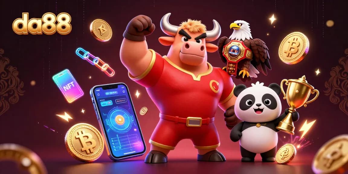 Elevate your gaming with da88's thrilling victory scene featuring cryptocurrency flair.