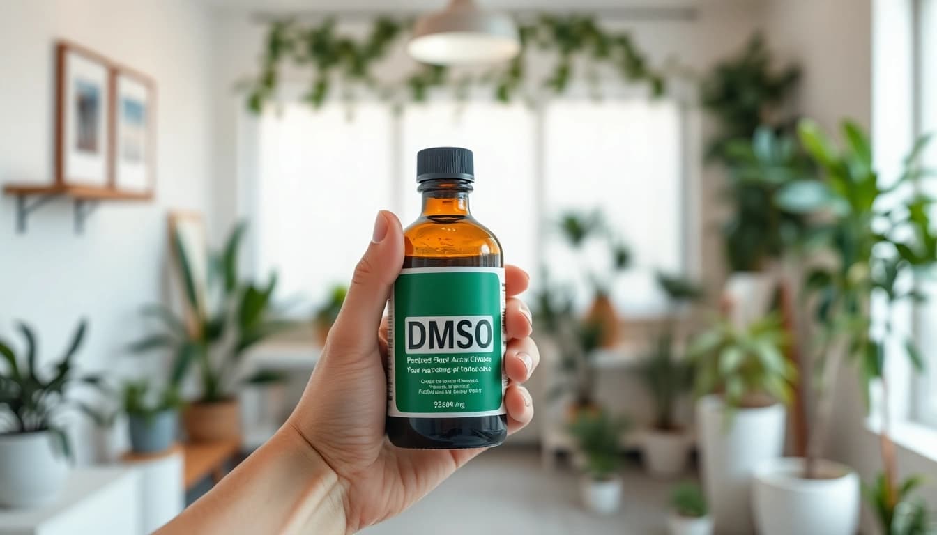 Relief with dmso for pain showcased in a professional healthcare setting.