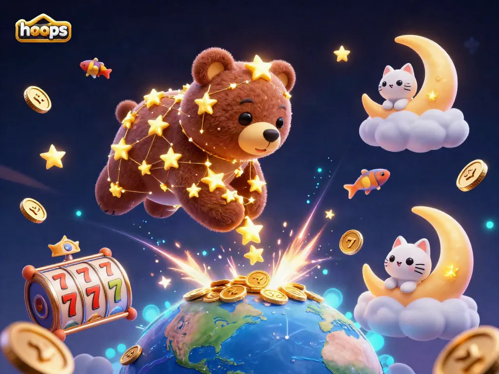 Engage with stylish hoops while enjoying animated scenes of joyful coins and lucky symbols.