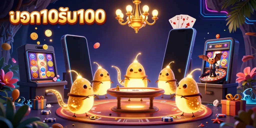 ฝาก10รับ100 สุดยอดคาสิโนที่เต็มไปด้วยแสงสว่างและบรรยากาศของความสนุกสนาน