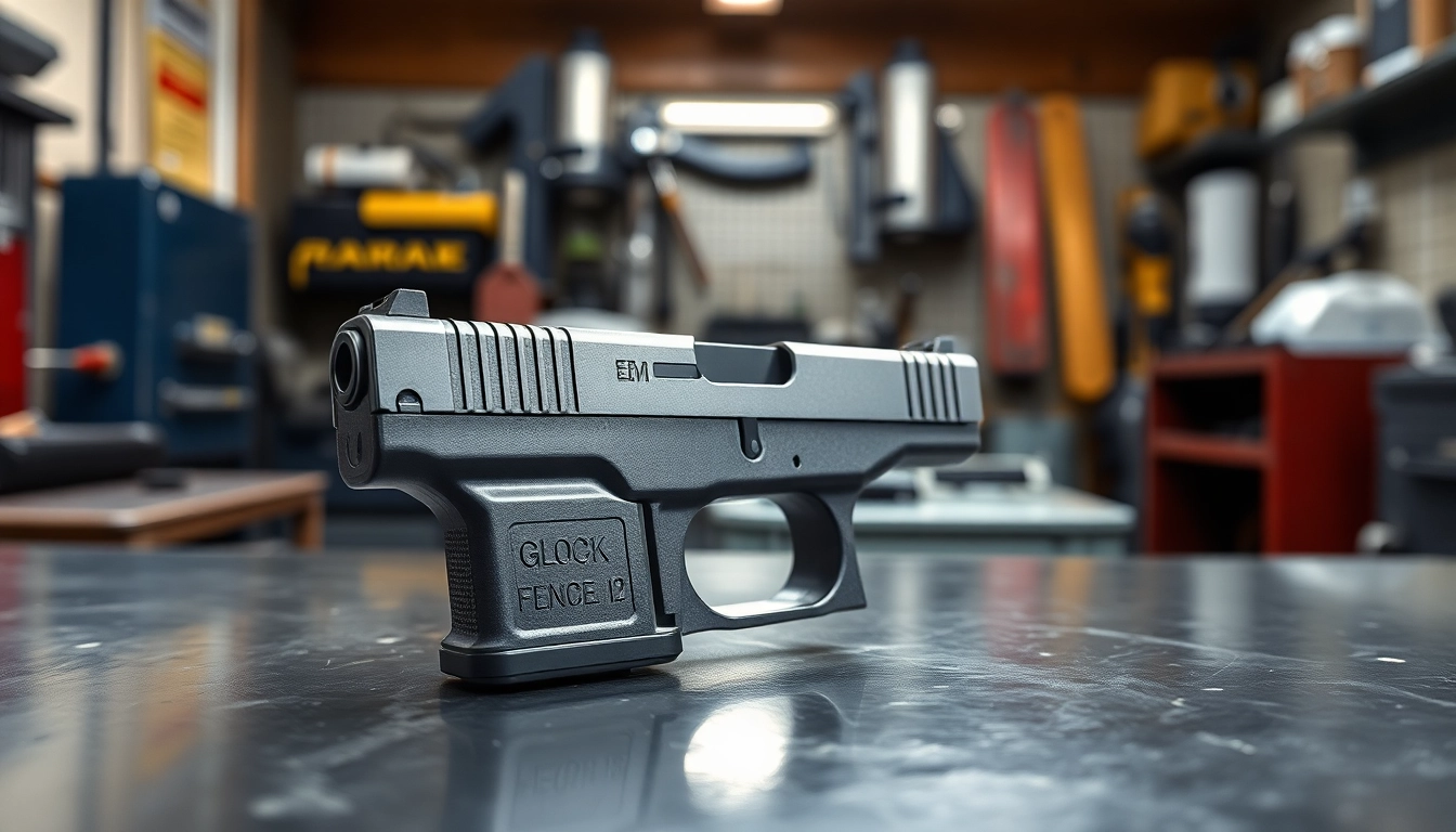 Showcasing an oem glock slide highlighting its detailed craftsmanship and quality.