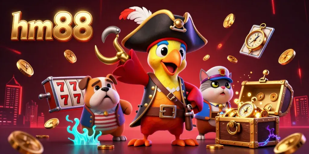 Engage in thrilling casino adventures with hm 88 featuring vibrant characters and dynamic gaming elements.