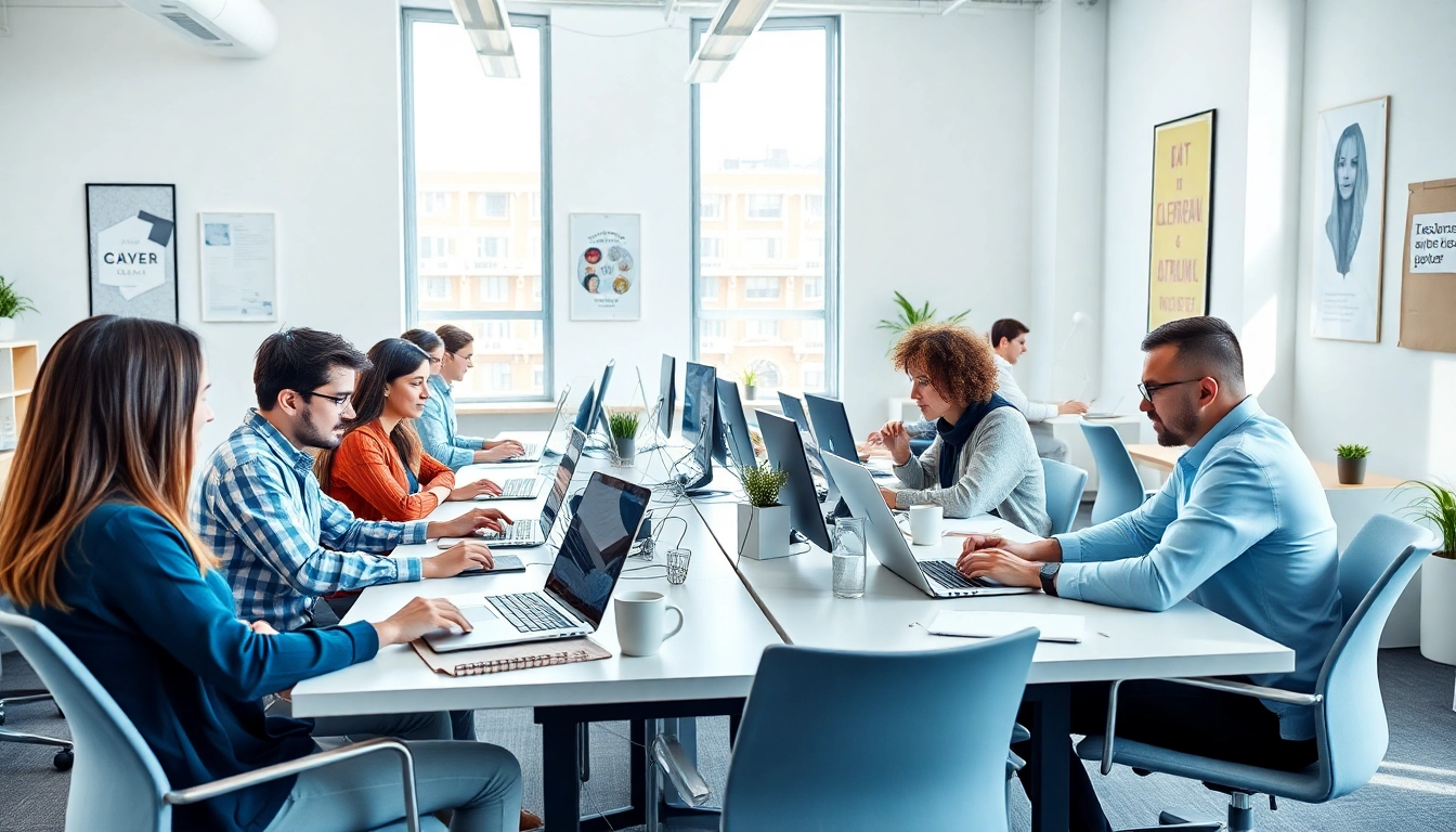 Engaging workspace for digital entrepreneurs at themonitordaily.com showcasing collaboration.
