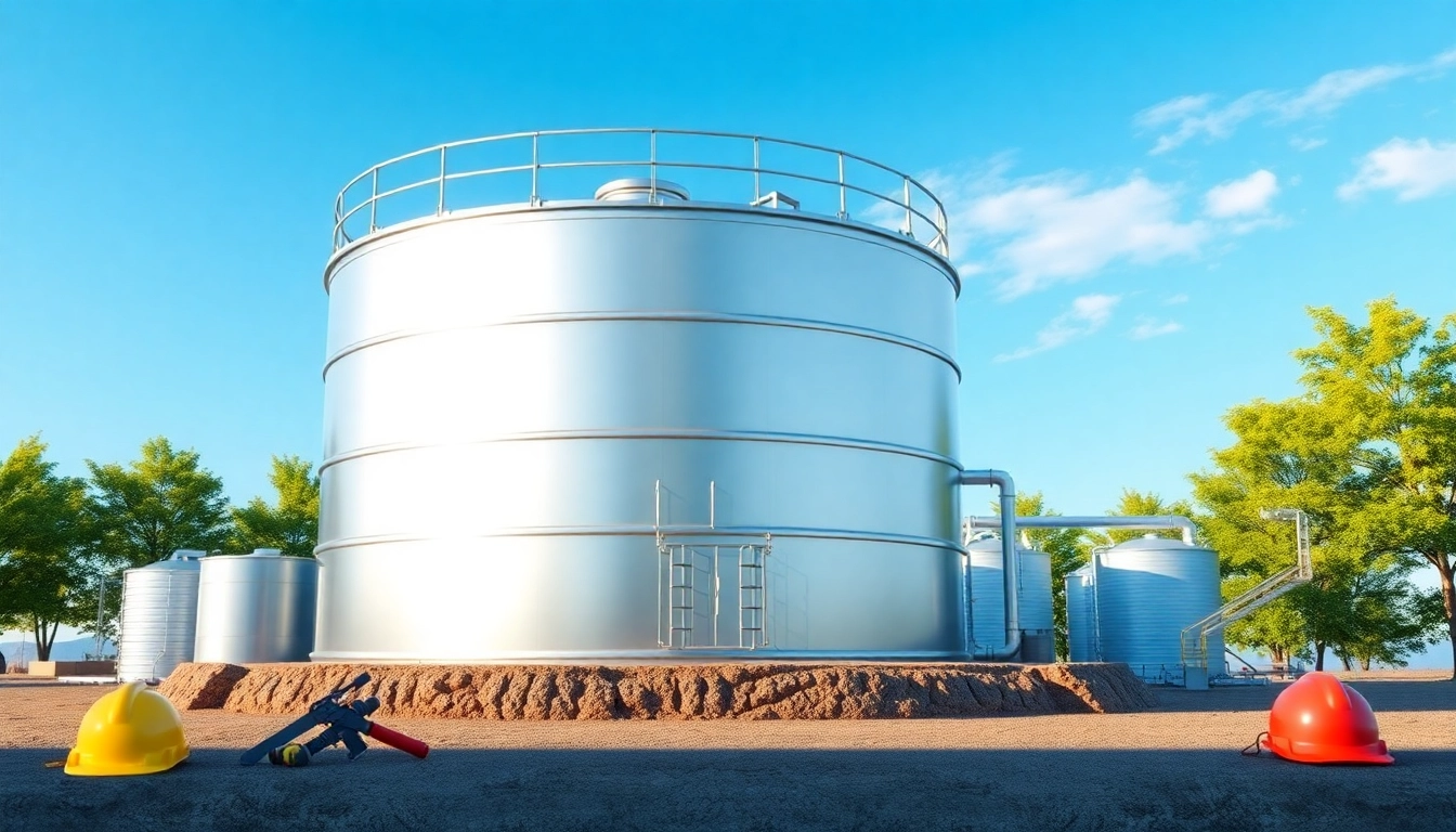 Illustration of Above-Ground Storage Tank Design highlighting safety and environmental aspects.