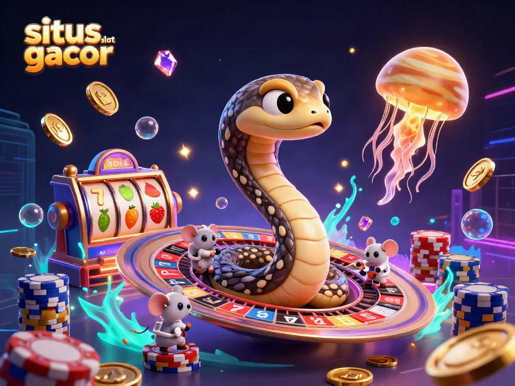 Menangkan permainan di situs slot gacor dengan simbol buah dan koin emas terbang.