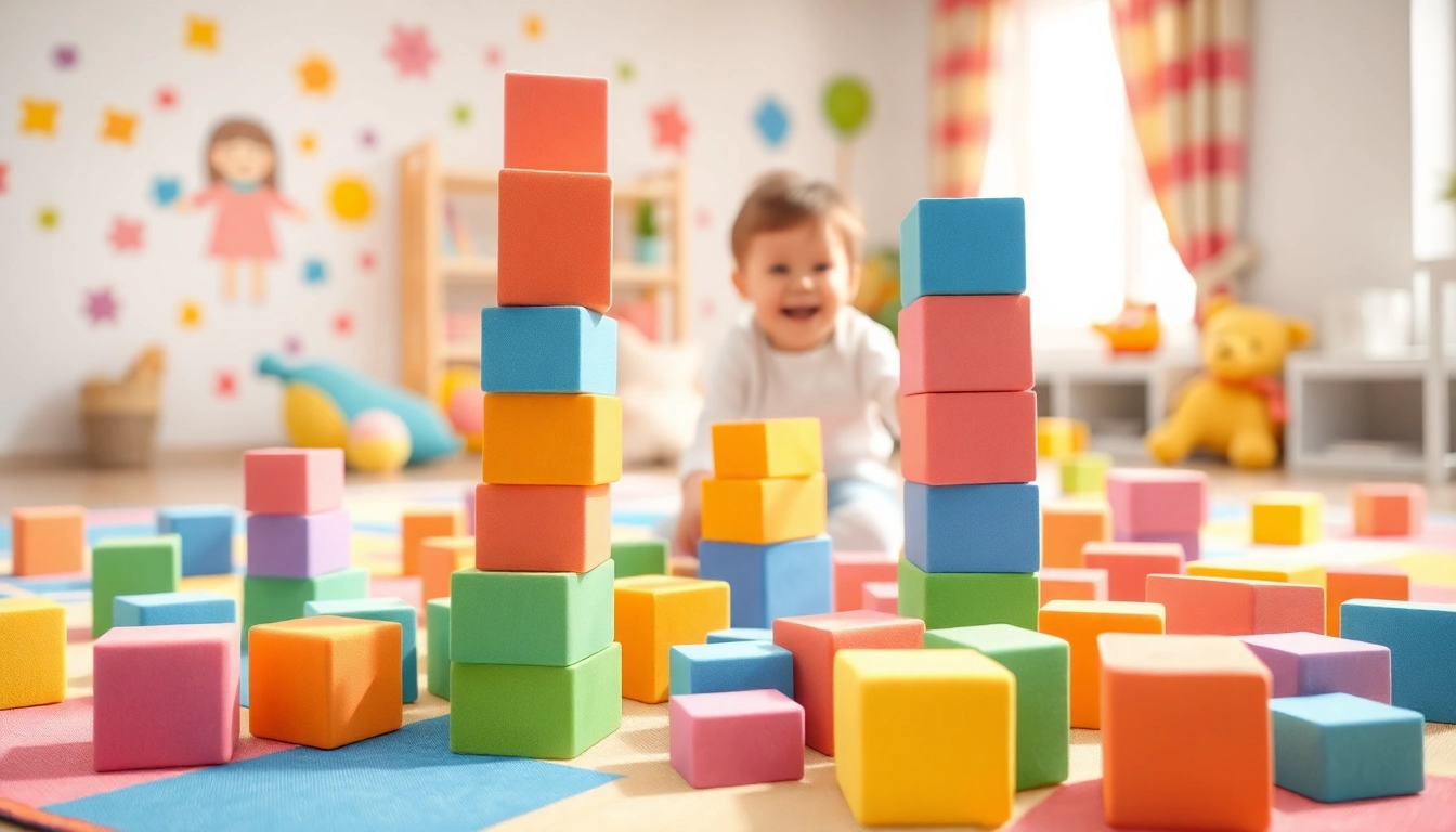Read more here about soft foam building blocks promoting creative child play.