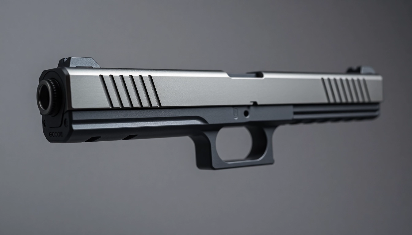 Showcasing the glock 17 gen 5 slide highlighting its intricate design and features.