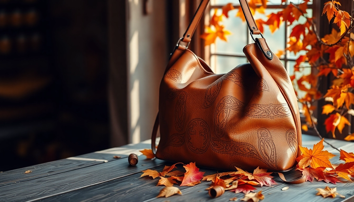 Showcase your hobo style bag with intricate detailing and a warm, cozy atmosphere.