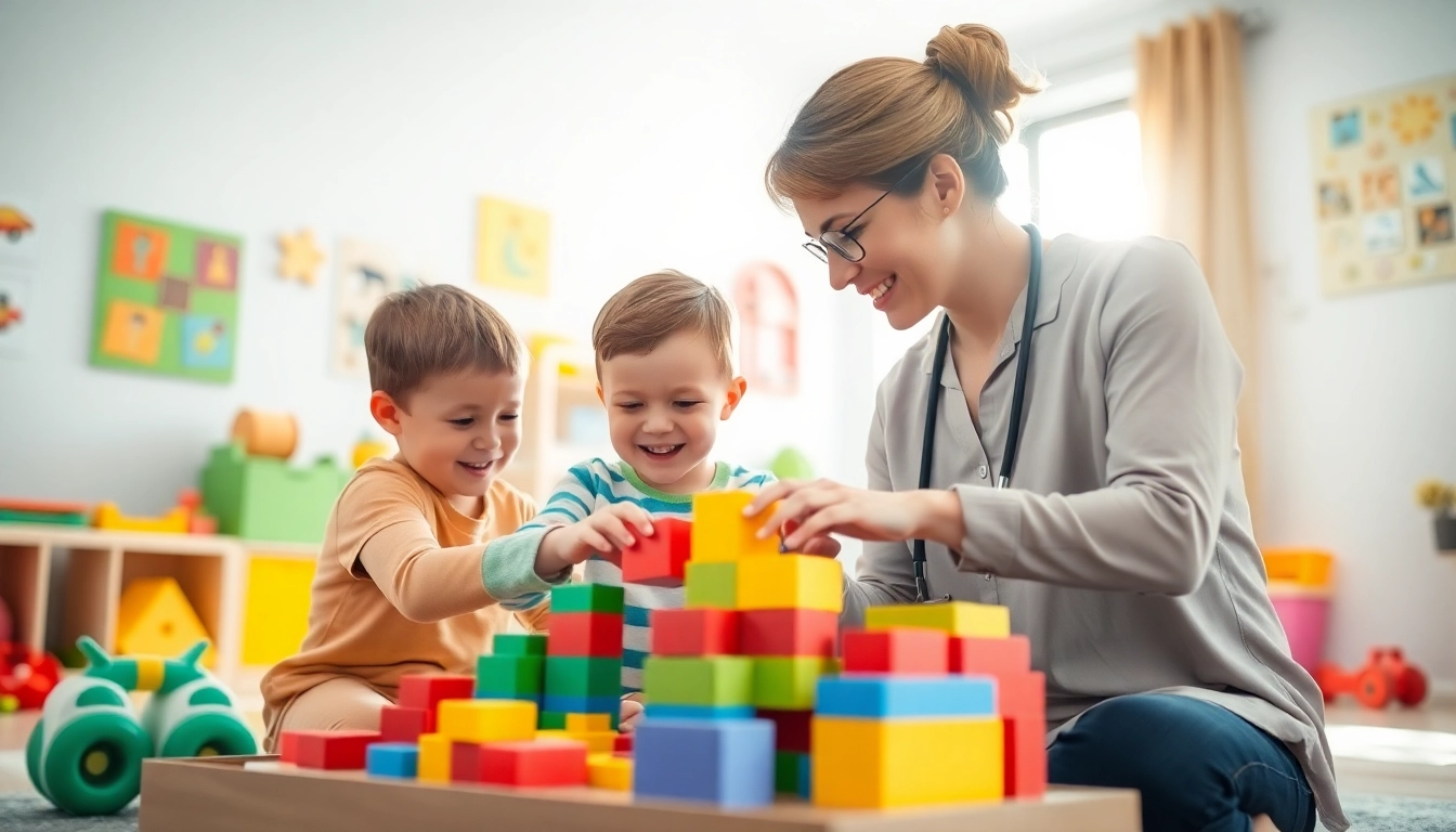Providing Autism help through interactive play therapy in a colorful, welcoming environment.