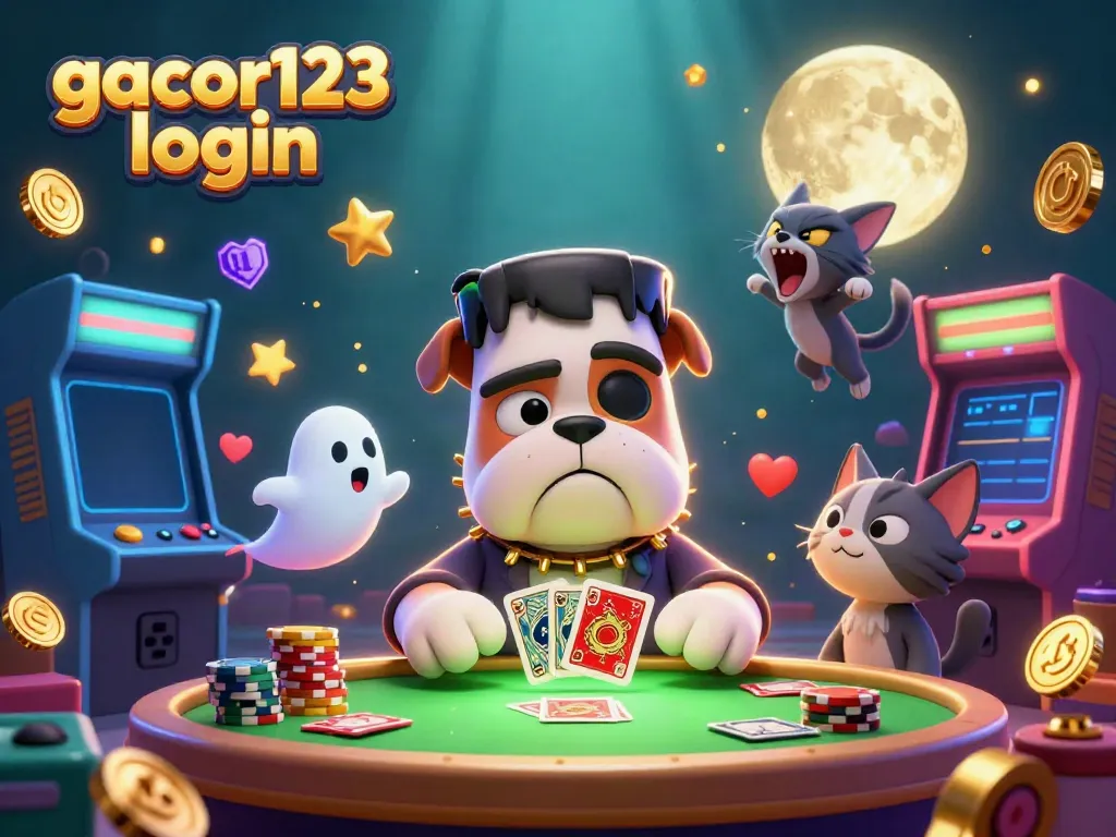 Join the fun with gacor123 login at a lively game scene featuring unique characters!