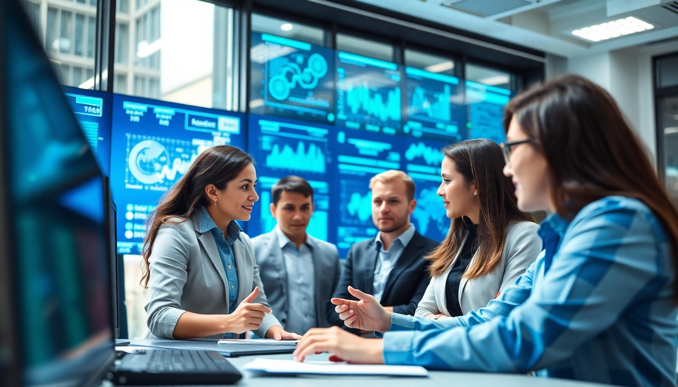 Enhance your IT solutions with professionals at https://dmeomaha.com in a high-tech office setting.