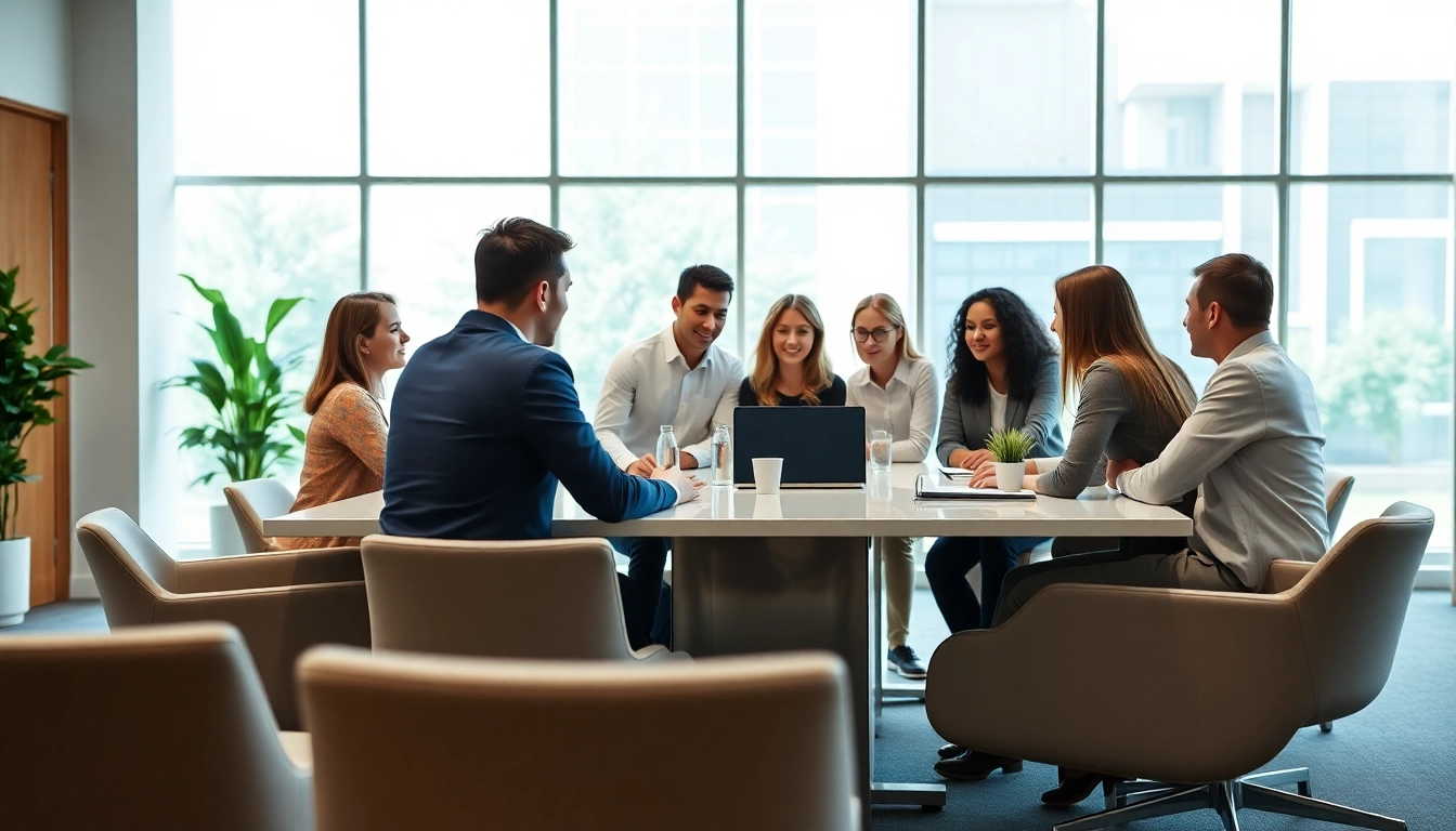 Engage with a sales delegation platform featured in a dynamic team collaboration setup.