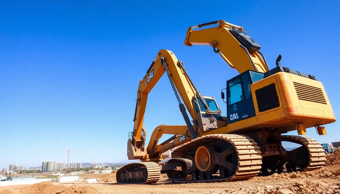 Capture the gradal excavator at work showcasing its powerful hydraulic features in a construction environment.
